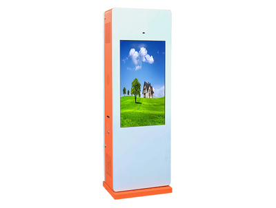 32寸 双屏道闸广告机 &nbsp;2000亮度 &nbsp;停车道闸扫码机